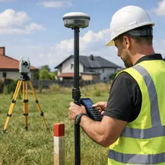 Geodeta mierzy działkę: Jak wygląda pomiar krok po kroku?