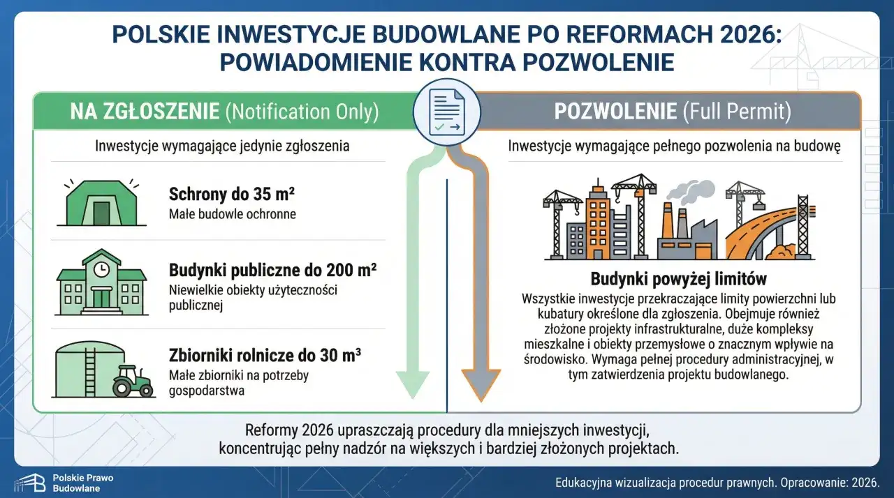 Pozwolenie na budowę 2026: Kiedy jest potrzebne, a kiedy zgłoszenie?